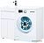 Aquanet Тумба Токио 48 с умывальником Даллас 110 R 00239207 (белый)