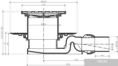 Трап/канал Pestan Confluo Standard Drops 4