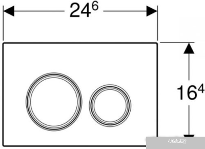 Панель смыва Geberit Sigma 21 115.884.SI.1 (хром глянцевый)