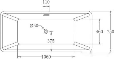 Ванна BelBagno BB73 170x75