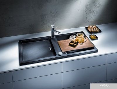 Кухонная мойка Blanco Adon XL 6 S 525348 (темная скала)