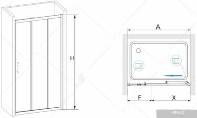 RGW PA-13 180 (хром/прозрачное стекло)