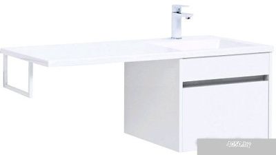 Aquanet Тумба Токио 48 с умывальником Даллас 110 R 00239209 (белый)