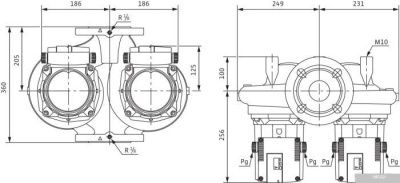 Насос Wilo TOP-SD 80/10 (3~/230 V, PN 6)