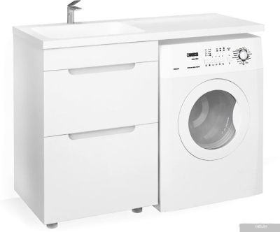 Raval Тумба под умывальник Forte 120 For.01.120.L/N/W (левый, белый)