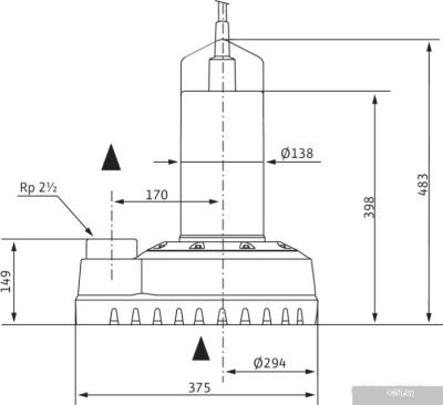 Насос Wilo Drain TS65H117/22A-3-400