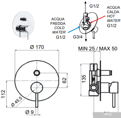 Смеситель Remer X Style X 09 L