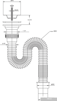 Сифон VIRPlast Элит 631