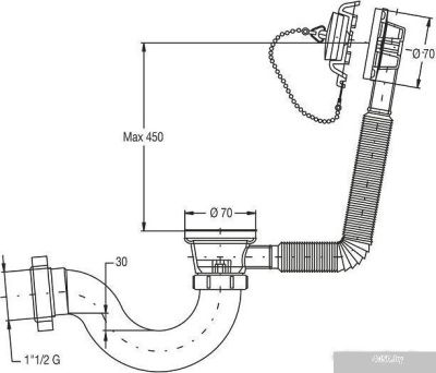 Сифон Bonomini 4149EX64B0