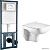 Унитаз WeltWasser Kehlbach 004 GL-WT + Marberg 410 RD (белый глянец/хром)