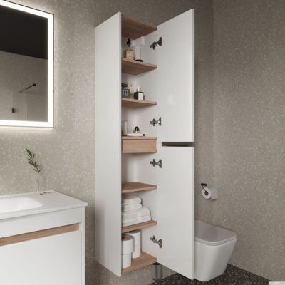 Sancos Шкаф-пенал Smart PSM35W (белый)