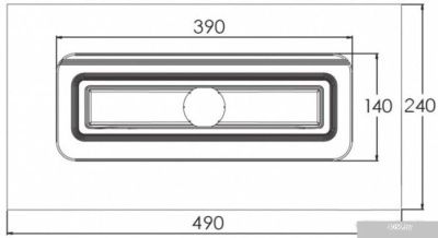 Трап/канал Berges Wasserhaus Simpel 1000 091113 (хром глянец)