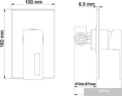 Смеситель Wasserkraft Alme 1551