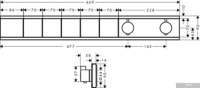 Hansgrohe RainSelect 15384700 (белый)