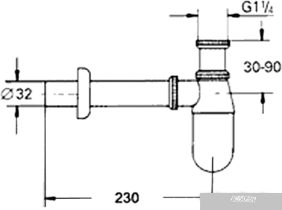 Сифон Armatura 601-054-00