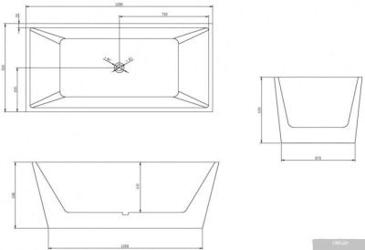 Ванна Abber AB9224-1.6 160x80