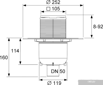 Сифон Tece Tecedrainpoint S130 3601300