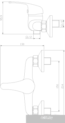 Смеситель Rossinka Silvermix Y35-41