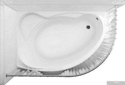 Ванна Aquanet Jersey 170x90 L (с каркасом)