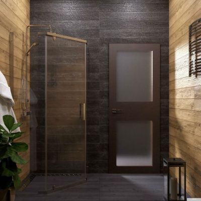 Triton Дека Хром А1 90х90 без поддона (прозрачное стекло)