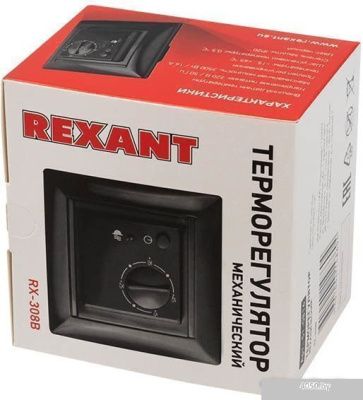 Терморегулятор Rexant RX-308B 51-0816 (черный)