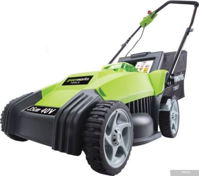 Колёсная газонокосилка Greenworks G40LM35K2X (с 1-м АКБ 2 а*ч)