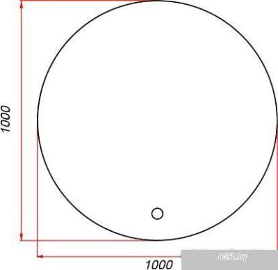 ЗОВ Зеркало 204-100 ZP204LED100