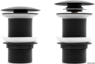 Rea Black Mat Klik-Klak (с отверстием для перелива)