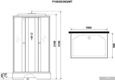 Niagara Promo P100/80/26Q/MT 100x80x215