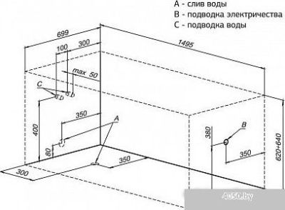 Ванна Aquanet Nord 150x70 (с каркасом и экраном)