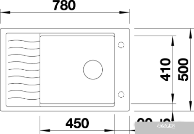 Кухонная мойка Blanco Elon XL 6 S (антрацит) 524834