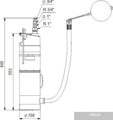 Насос Grundfos SBA 3-35 AW