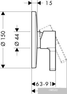 Смеситель Hansgrohe Metris S 31665000