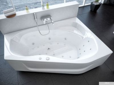 Ванна Aquatek Медея 170x95 (с экраном и каркасом, слив слева)