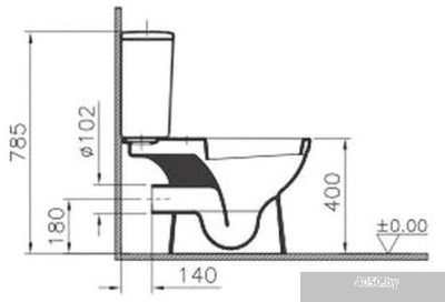 Унитаз Vitra Normus (9705B003-7200)