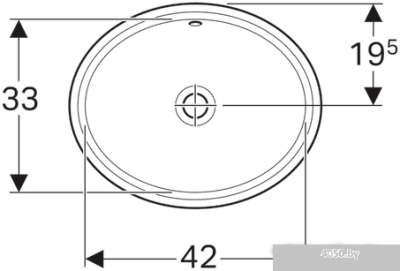 Умывальник Geberit Variform 500.749.01.2