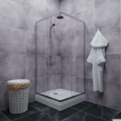 Triton Вента Хром А1 100х100 без поддона (прозрачное стекло)