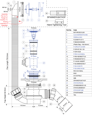 Сифон McAlpine HC2600CLAB