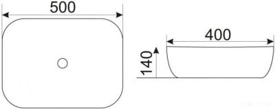 Умывальник CeramaLux K397D9