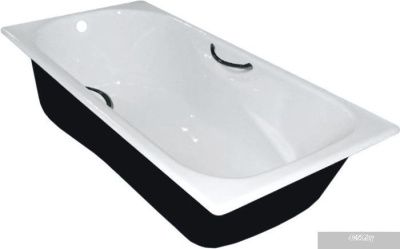 Ванна Универсал Сибирячка 150x75 (с отверстиями для ручек, хром. ручки, ножки)