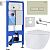 Roxen Antares 530185-01 в комплекте с инсталляцией StounFix Dual Fresh 6 в 1 966626 (кнопка: бежевый