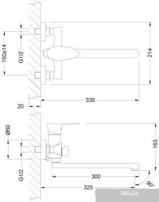 Смеситель Lemark Nero LM0251C