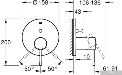 Grohe Essence 24058001 (хром)