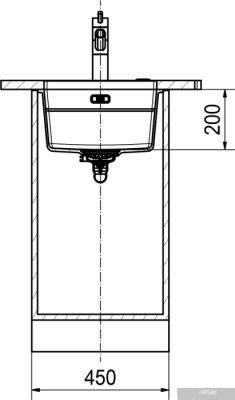 Кухонная мойка Franke Kubus 2 KNG 110-37 125.0528.629 (миндаль)