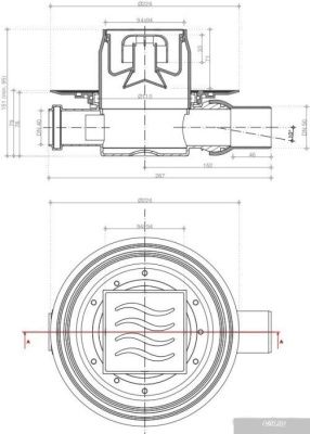 Трап/канал Pestan Confluo Standard Dry 2