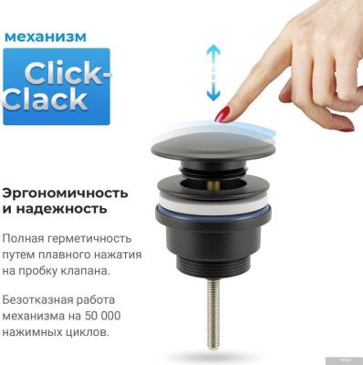 Wellsee Drainage System 182140000 (матовый черный)