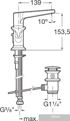 Смеситель Roca Betap 5A3044C00