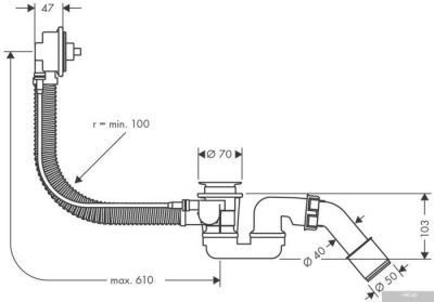 Hansgrohe Flexaplus 58140180