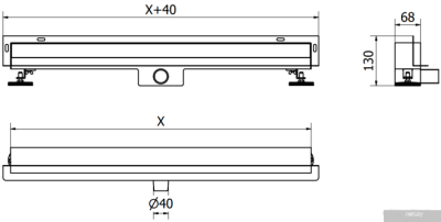 Mexen Flat Wall 1730090