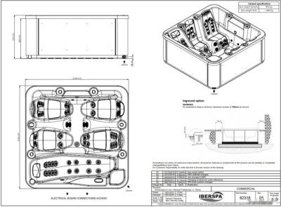 Ванна Aquavia Spa Aqualife (sterling/graphite)